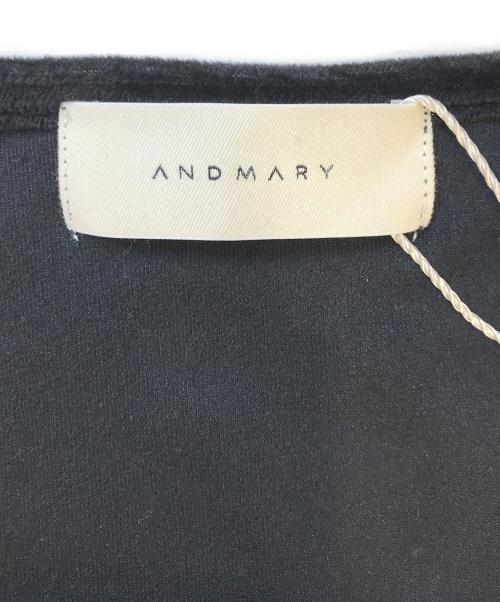 ANDMARY（アンドマリー）ANDMARY (アンドマリー) Mei shirring tops ブラック サイズ:Free 未使用品の古着・服飾アイテム