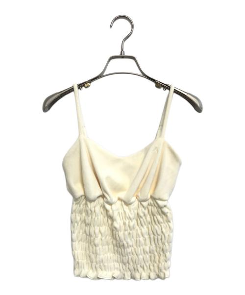 ANDMARY（アンドマリー）ANDMARY (アンドマリー) Mei shirring tops ブラック サイズ:Free 未使用品の古着・服飾アイテム