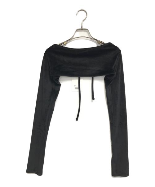 ANDMARY（アンドマリー）ANDMARY (アンドマリー) Mei shirring tops ブラック サイズ:Free 未使用品の古着・服飾アイテム