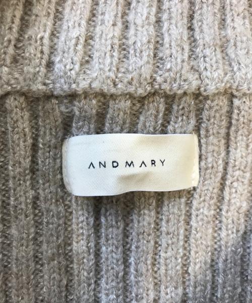 ANDMARY（アンドマリー）ANDMARY (アンドマリー) Corrie lace knit set up ベージュ サイズ:Freeの古着・服飾アイテム