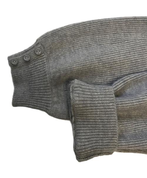 ANDMARY（アンドマリー）ANDMARY (アンドマリー) Argyle ribbon knit set up グレー サイズ:Freeの古着・服飾アイテム