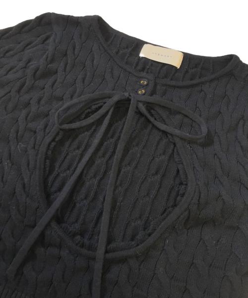 ANDMARY（アンドマリー）ANDMARY (アンドマリー) Emma ribbon set up ブラック サイズ:Freeの古着・服飾アイテム