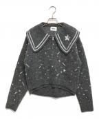 Bibiy.ビビィ）の古着「STAR KNIT」｜グレー