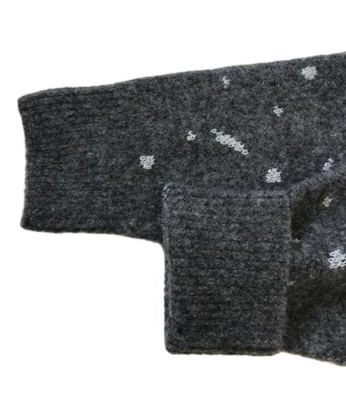 Bibiy.（ビビィ）Bibiy. (ビビィ) STAR KNIT グレー サイズ:Free 未使用品の古着・服飾アイテム