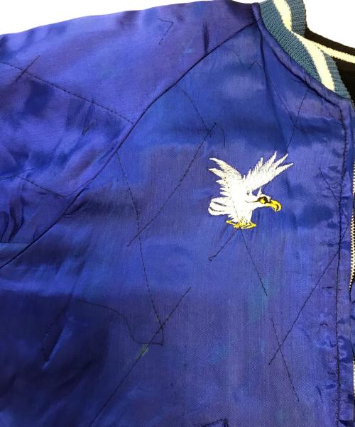 VINTAGE（ヴィンテージ）VINTAGE (ヴィンテージ) スカジャン ブラック×ブルー サイズ:表記なしの古着・服飾アイテム
