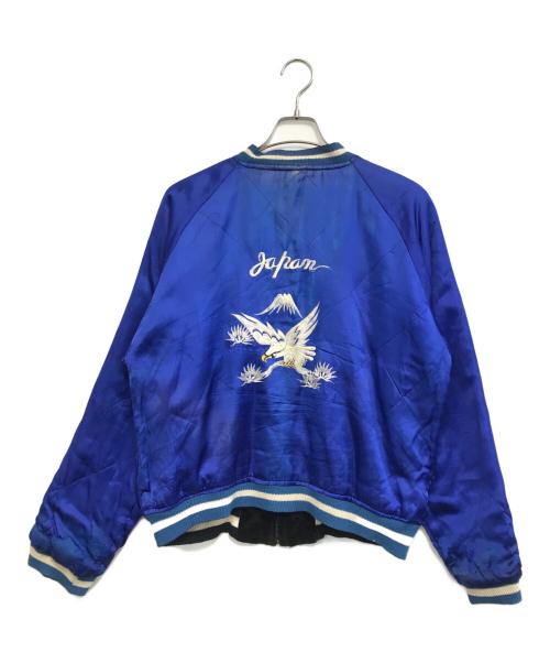 VINTAGE（ヴィンテージ）VINTAGE (ヴィンテージ) スカジャン ブラック×ブルー サイズ:表記なしの古着・服飾アイテム