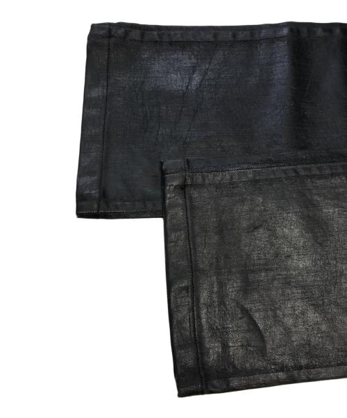 EMPORIO ARMANI（エンポリオ アルマーニ）EMPORIO ARMANI (エンポリオ アルマーニ) コーティングデニムパンツ ブラック サイズ:W30の古着・服飾アイテム