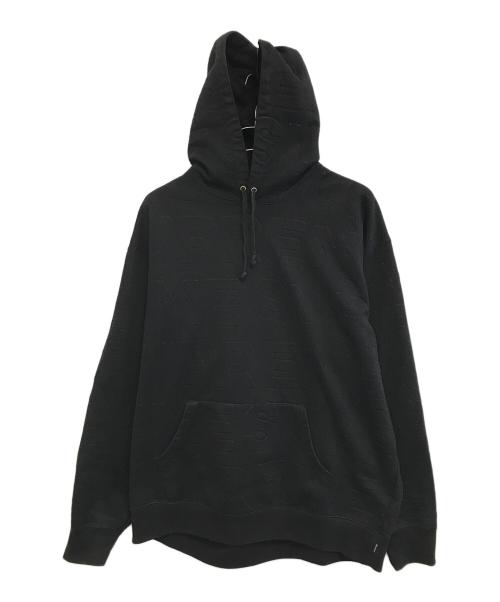 SUPREME（シュプリーム）SUPREME (シュプリーム) Embossed Logo Hooded Sweatshirt ブラック サイズ:XLの古着・服飾アイテム