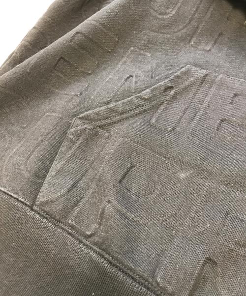 SUPREME（シュプリーム）SUPREME (シュプリーム) Embossed Logo Hooded Sweatshirt ブラック サイズ:XLの古着・服飾アイテム