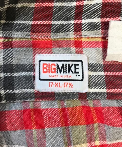 BIG MIKE（ビックマイク）BIG MIKE (ビックマイク) ボードシャツ レッド サイズ:17XLの古着・服飾アイテム