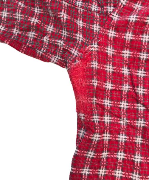 VINTAGE（ヴィンテージ）VINTAGE (ヴィンテージ) Print Cords Shirt レッド サイズ:表記なしの古着・服飾アイテム