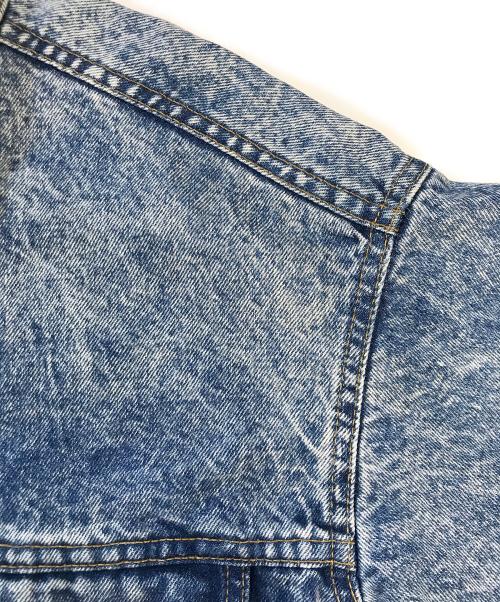 LEVI'S（リーバイス）LEVI'S (リーバイス) ケミカルウォッシュ デニムジャケット インディゴ サイズ:Mの古着・服飾アイテム