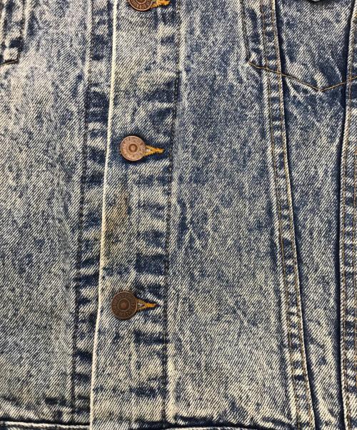 LEVI'S（リーバイス）LEVI'S (リーバイス) ケミカルウォッシュ デニムジャケット インディゴ サイズ:Mの古着・服飾アイテム