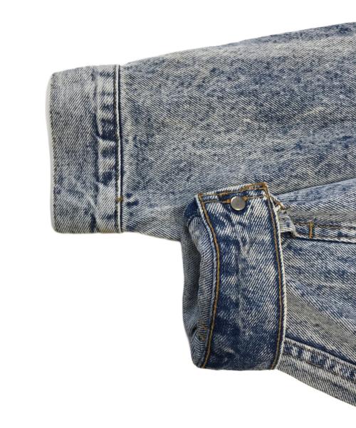 LEVI'S（リーバイス）LEVI'S (リーバイス) ケミカルウォッシュ デニムジャケット インディゴ サイズ:Mの古着・服飾アイテム