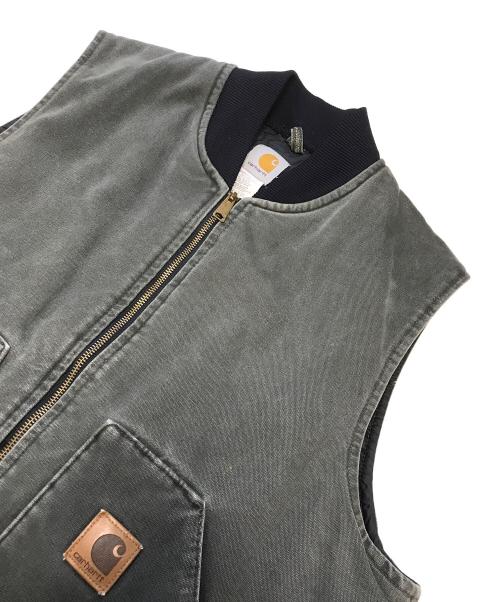 CarHartt（カーハート）CarHartt (カーハート) ダックベスト モスグリーン サイズ:XLの古着・服飾アイテム