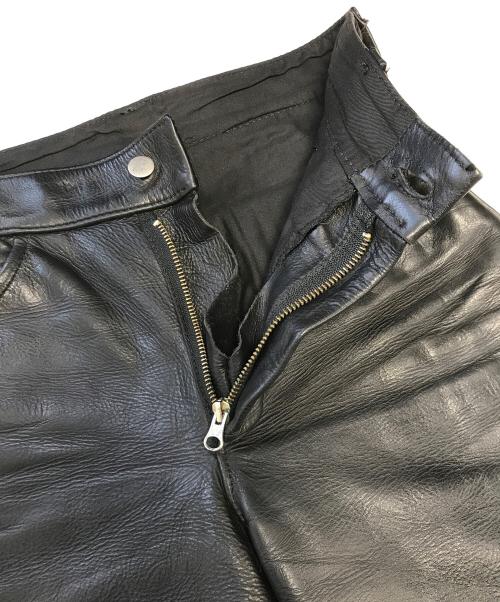 VANSON（バンソン）VANSON (バンソン) レザーパンツ ブラック サイズ:28の古着・服飾アイテム