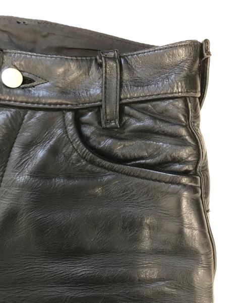 VANSON（バンソン）VANSON (バンソン) レザーパンツ ブラック サイズ:28の古着・服飾アイテム