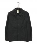 LABOUREURラブルール）の古着「モールスキンジャケット」｜ブラック