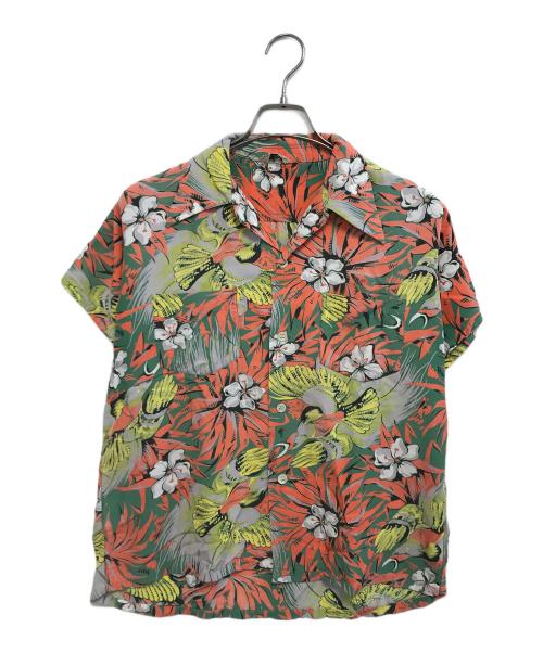 TULANE（テュレーン）TULANE (テュレーン) アロハシャツ オレンジ サイズ:不明の古着・服飾アイテム