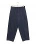 COMME des GARCONS HOMME（コムデギャルソン オム）の古着「コットンワイドパンツ」｜ネイビー