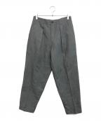 COMME des GARCONS HOMME PLUSコムデギャルソンオムプリュス）の古着「タックパンツ」｜グレー