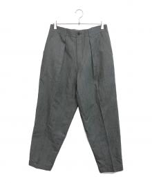 COMME des GARCONS HOMME PLUS（コムデギャルソンオムプリュス）の古着「タックパンツ」｜グレー