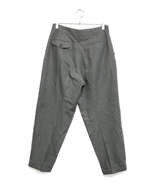 COMME des GARCONS HOMME PLUS（コムデギャルソンオムプリュス）COMME des GARCONS HOMME PLUS (コムデギャルソンオムプリュス) タックパンツ グレー サイズ:Ｌの古着・服飾アイテム