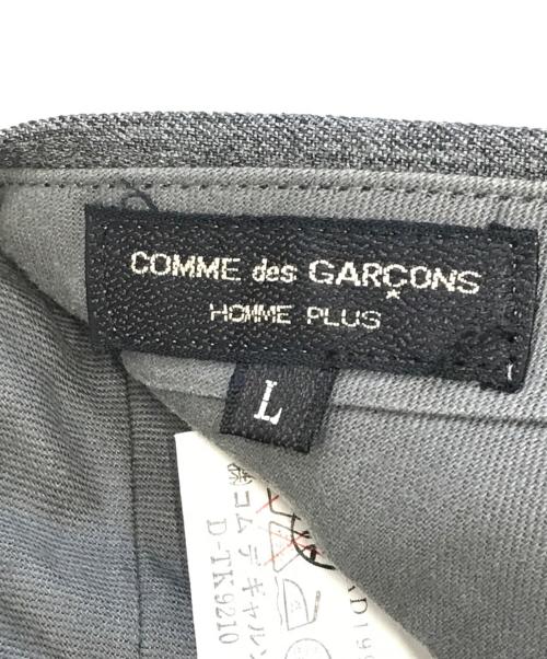 COMME des GARCONS HOMME PLUS（コムデギャルソンオムプリュス）COMME des GARCONS HOMME PLUS (コムデギャルソンオムプリュス) タックパンツ グレー サイズ:Ｌの古着・服飾アイテム