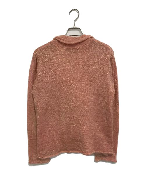 tricot COMME des GARCONS（トリココムデギャルソン）tricot COMME des GARCONS (トリココムデギャルソン) 変形ラメニットジャケット ピンク サイズ:表記なしの古着・服飾アイテム