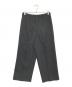 tricot COMME des GARCONS（トリココムデギャルソン）の古着「ワイドストライプパンツ」｜ブラック