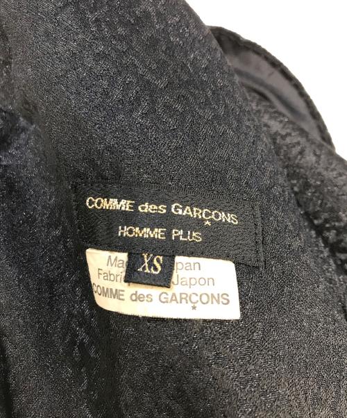 COMME des GARCONS HOMME PLUS（コムデギャルソンオムプリュス）COMME des GARCONS HOMME PLUS (コムデギャルソンオムプリュス) パイソン柄ロングカットソー ブラック サイズ:ＸＳの古着・服飾アイテム