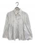 tricot COMME des GARCONS（トリココムデギャルソン）の古着「変形ストライプシャツ」｜ホワイト