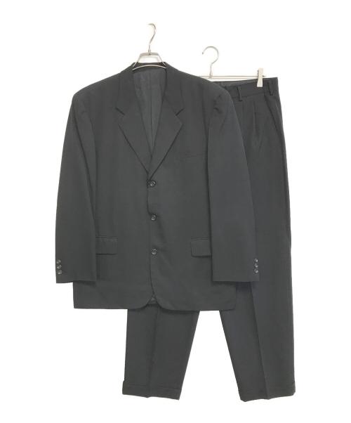 COMME des GARCONS HOMME（コムデギャルソン オム）COMME des GARCONS HOMME (コムデギャルソン オム) 90’s ウールギャバセットアップ ブラック サイズ:Lの古着・服飾アイテム
