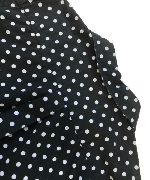 BLACK COMME des GARCONS（ブラックコムデギャルソン）BLACK COMME des GARCONS (ブラックコムデギャルソン) 丸襟ドットシャツ ブラック サイズ:Mの古着・服飾アイテム