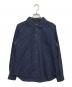 BLACK COMME des GARCONS（ブラックコムデギャルソン）の古着「丸襟ドットシャツ」｜ネイビー