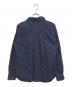 BLACK COMME des GARCONS (ブラックコムデギャルソン) 丸襟ドットシャツ ネイビー サイズ:M：14000円