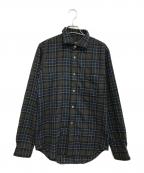 COMME des GARCONS HOMME PLUSコムデギャルソンオムプリュス）の古着「チェックシャツ」｜オリーブ