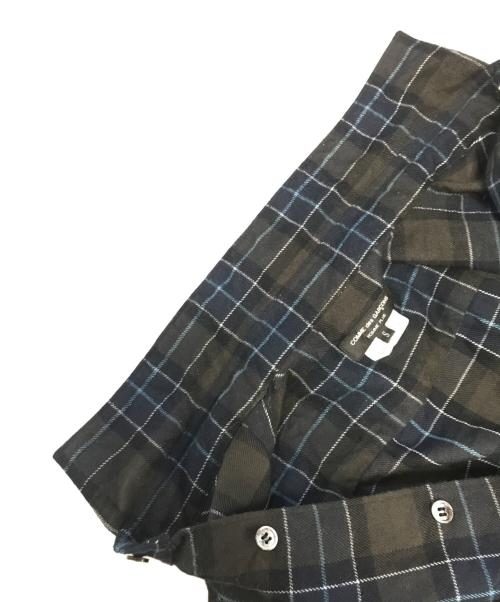 COMME des GARCONS HOMME PLUS（コムデギャルソンオムプリュス）COMME des GARCONS HOMME PLUS (コムデギャルソンオムプリュス) チェックシャツ オリーブ サイズ:Sの古着・服飾アイテム