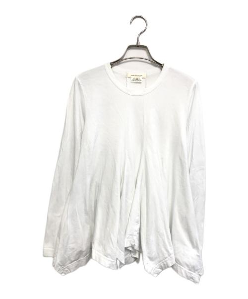COMME des GARCONS（コムデギャルソン）COMME des GARCONS (コムデギャルソン) 変形カットソー ホワイト サイズ:XSの古着・服飾アイテム