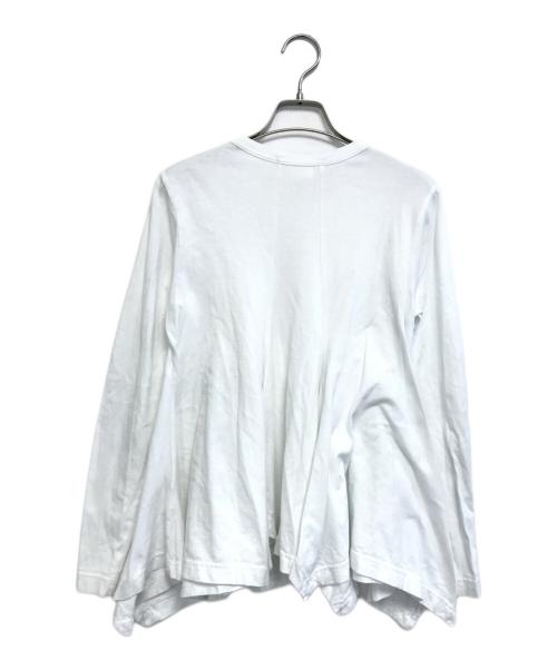 COMME des GARCONS（コムデギャルソン）COMME des GARCONS (コムデギャルソン) 変形カットソー ホワイト サイズ:XSの古着・服飾アイテム
