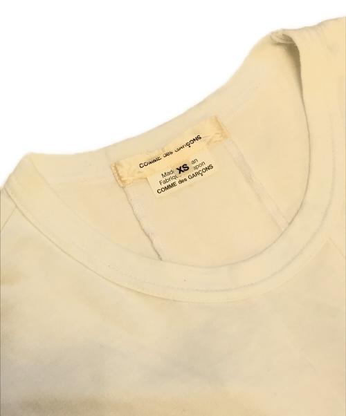 COMME des GARCONS（コムデギャルソン）COMME des GARCONS (コムデギャルソン) 変形カットソー ホワイト サイズ:XSの古着・服飾アイテム