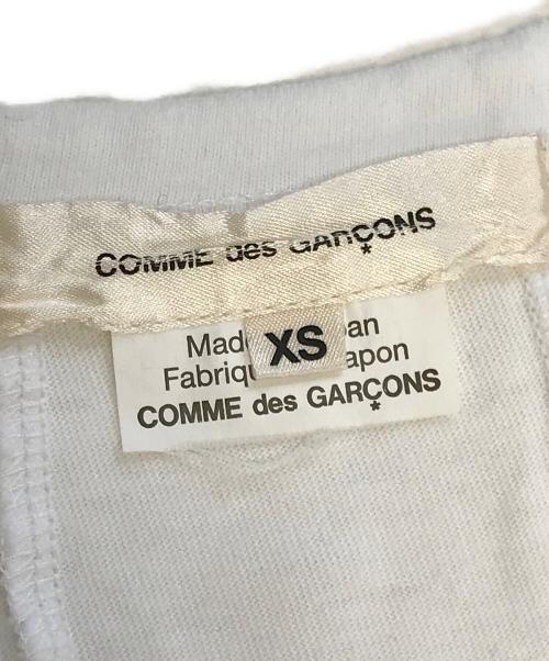 COMME des GARCONS（コムデギャルソン）COMME des GARCONS (コムデギャルソン) 変形カットソー ホワイト サイズ:XSの古着・服飾アイテム