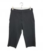 BLACK COMME des GARCONSブラックコムデギャルソン）の古着「7分丈パンツ」｜ブラック