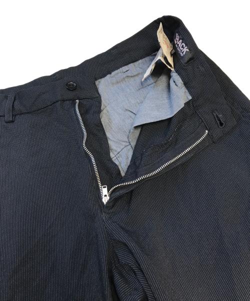 BLACK COMME des GARCONS（ブラックコムデギャルソン）BLACK COMME des GARCONS (ブラックコムデギャルソン) 7分丈パンツ ブラック サイズ:XSの古着・服飾アイテム