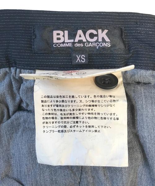 BLACK COMME des GARCONS（ブラックコムデギャルソン）BLACK COMME des GARCONS (ブラックコムデギャルソン) 7分丈パンツ ブラック サイズ:XSの古着・服飾アイテム