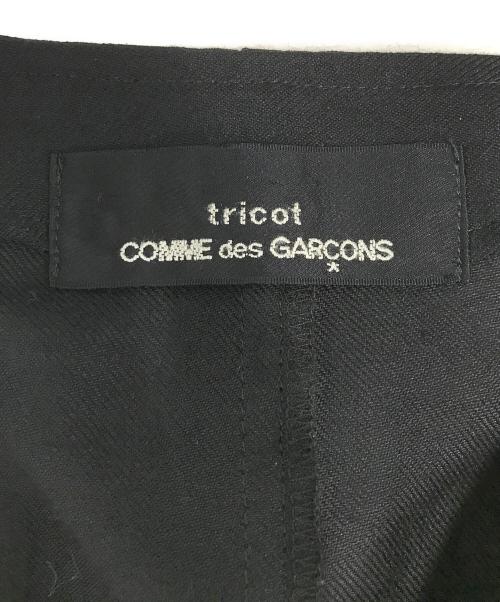 tricot COMME des GARCONS（トリココムデギャルソン）tricot COMME des GARCONS (トリココムデギャルソン) 80's 花柄切替カーディガン ブラック サイズ:表記なしの古着・服飾アイテム