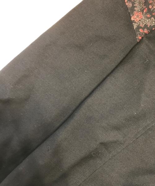 tricot COMME des GARCONS（トリココムデギャルソン）tricot COMME des GARCONS (トリココムデギャルソン) 80's 花柄切替カーディガン ブラック サイズ:表記なしの古着・服飾アイテム