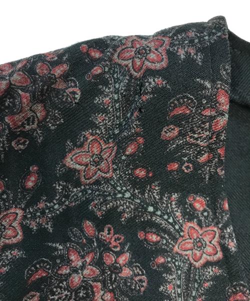 tricot COMME des GARCONS（トリココムデギャルソン）tricot COMME des GARCONS (トリココムデギャルソン) 80's 花柄切替カーディガン ブラック サイズ:表記なしの古着・服飾アイテム