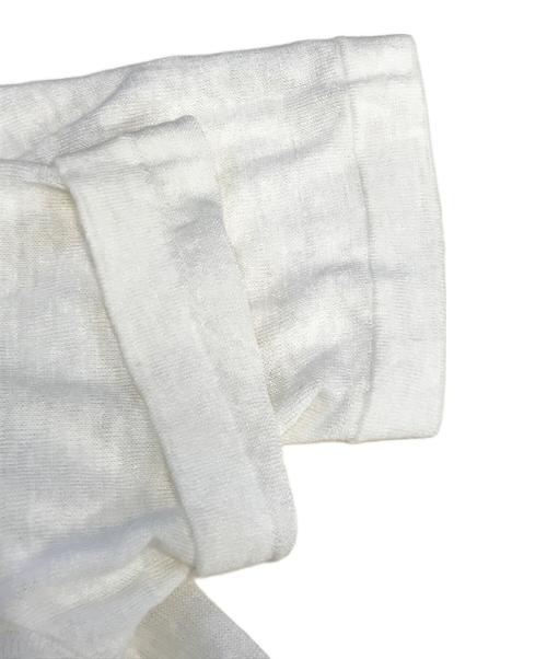 COMME des GARCONS COMME des GARCONS（コムデギャルソン コムデギャルソン）COMME des GARCONS COMME des GARCONS (コムデギャルソン コムデギャルソン) 半袖フリルニット ホワイト サイズ:Mの古着・服飾アイテム