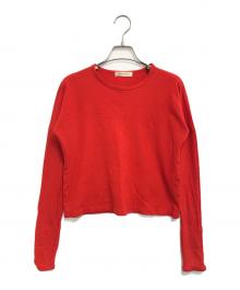 COMME des GARCONS（コムデギャルソン）の古着「80’s ウールニット」｜レッド